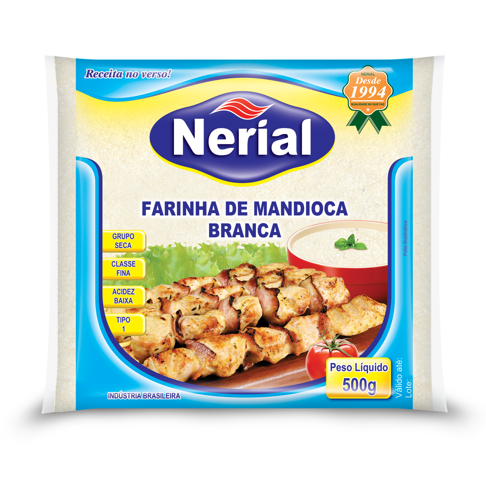 Celeiro Supermercado  Farinha Mandioca Morrinhos Media Branca 500g